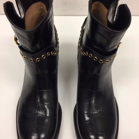 New Salvatore Ferragamo Women’s Leather Boots - Picture 2 of 4